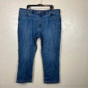 Duluth Trading Jeans Mens 42x30 Blue Doble Flex Ballroom Standard‎ Fit